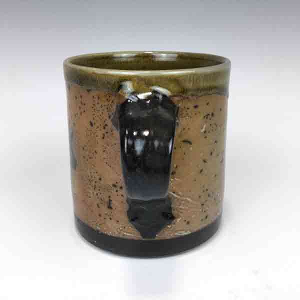 Pig Cylinder Pottery Mug by Terry Plasket - Image 3